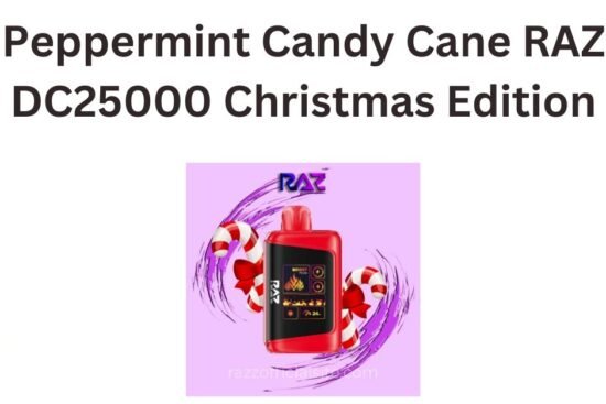 Peppermint Candy Cane RAZ DC25000 Christmas Edition