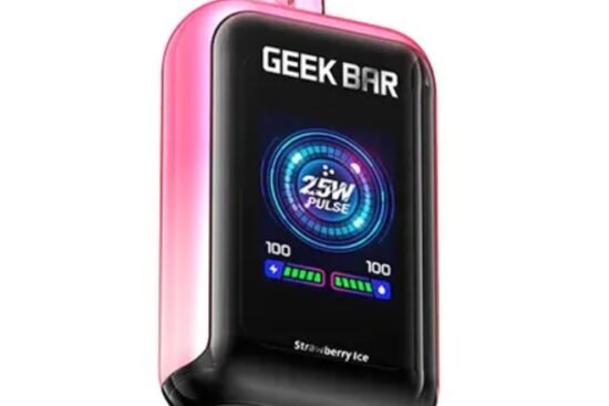 Dive into an icy haven with the Strawberry Ice Sky View Geek Bar vape which is a brilliant product from Geek Bar Sky View 25K Puffs Lineup, a standout in the realm of disposable vapes.